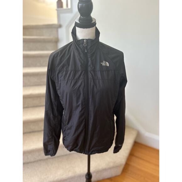 The North Face Black Front Zip Lightweight Windbreaker Jacket - Picture 1 of 10